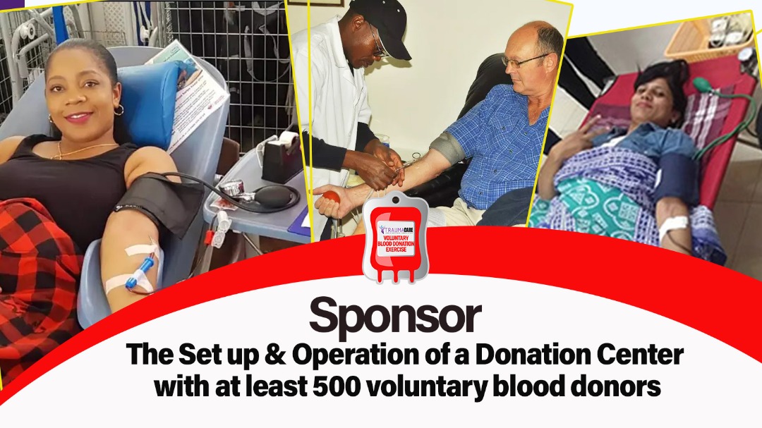 Sponsor the setup & operation of a donation center